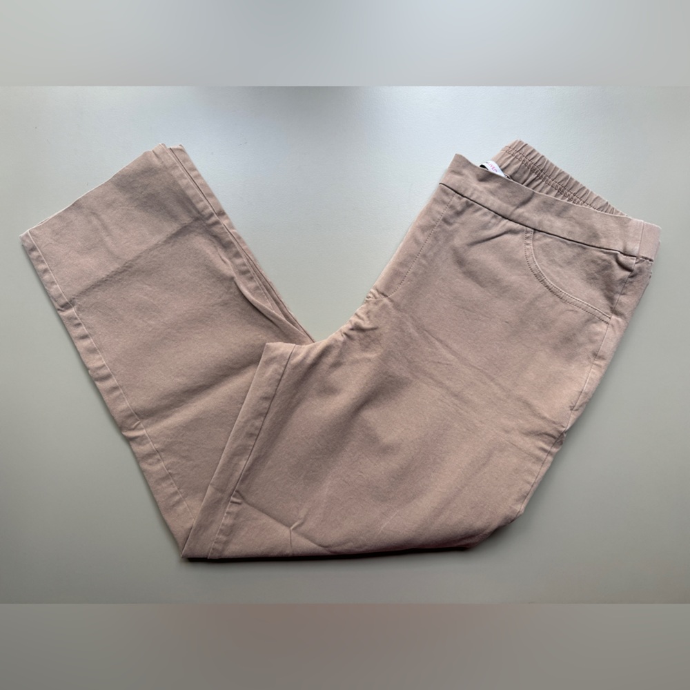 Isaac Mizrahi Live! 24/7 Stretch Crop Pants w/Back Slit Hem Size 16 TALL A351756